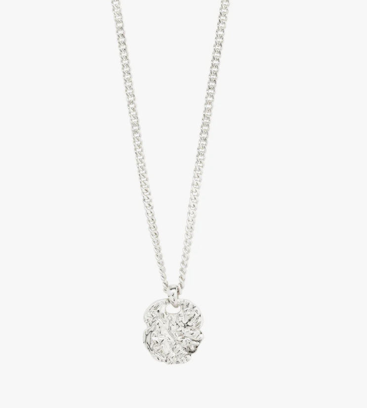 Scottie Coin Necklace by Pilgrim - Silver-Plated