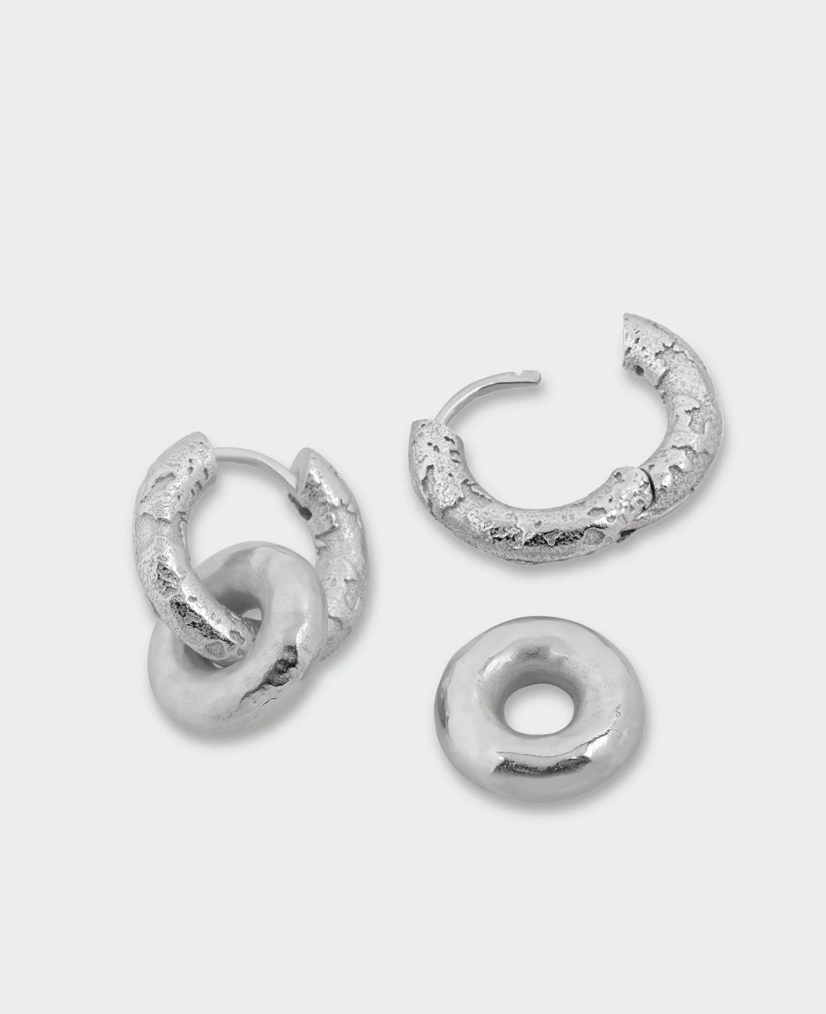 Ebb Earrings - Silver