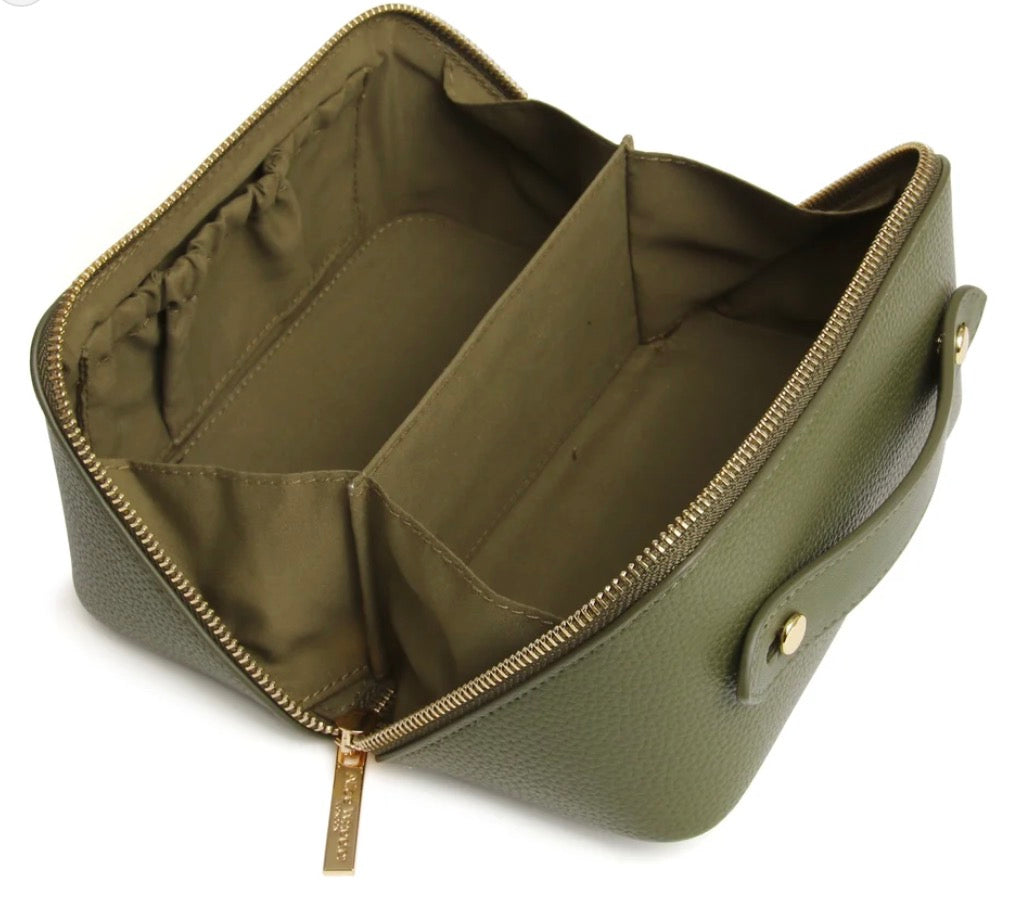 Kensington Mini Train Case - Olive