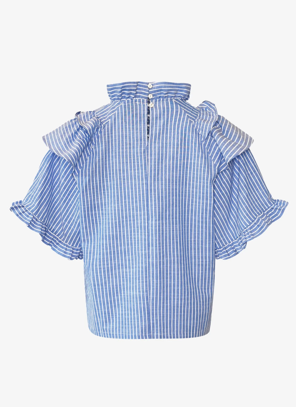 Lesly Blouse - Blue Stripe