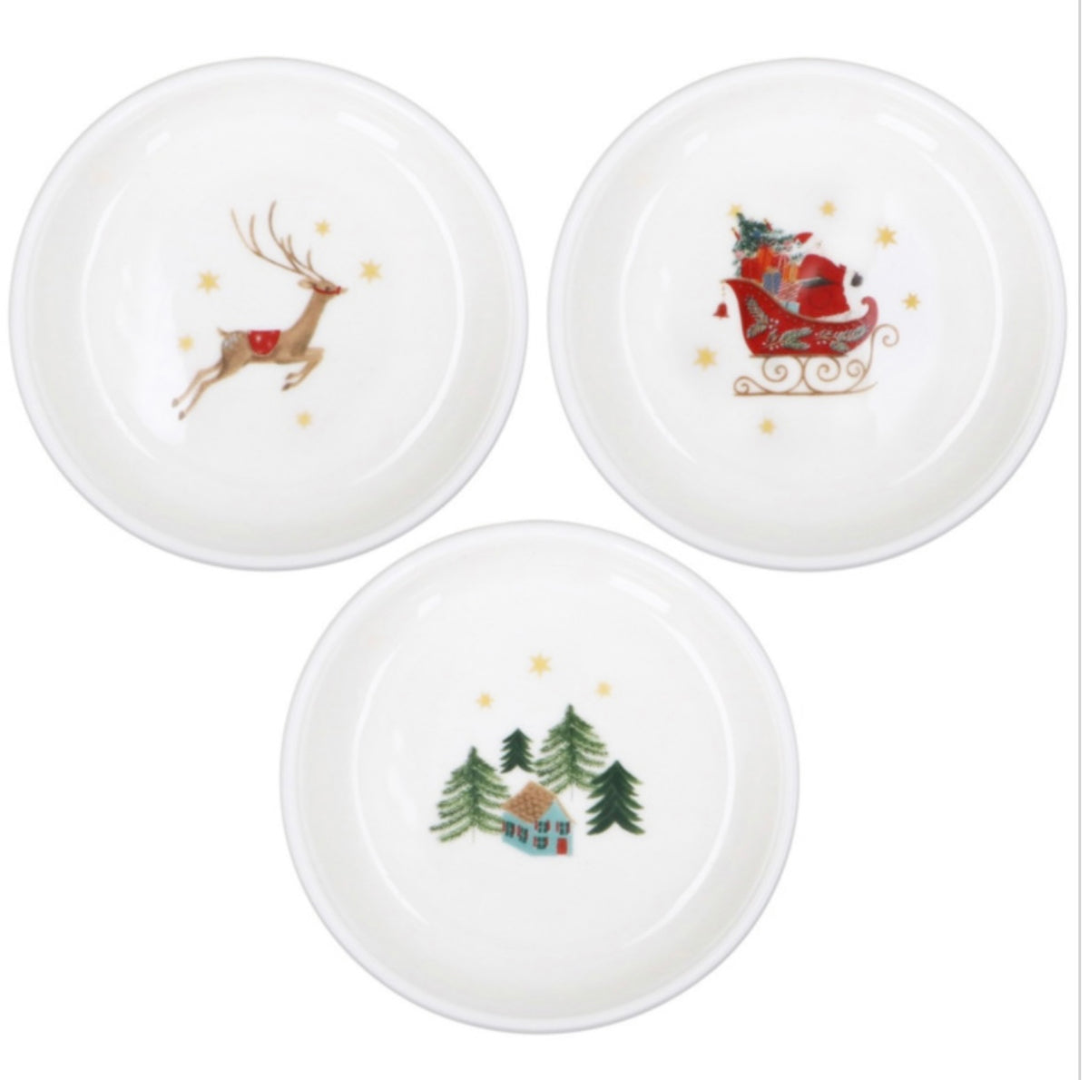 Nostalgia Sleigh Mini Bone China Dish