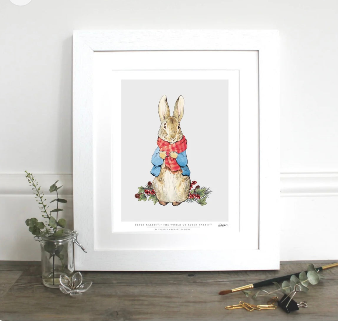Fine Art Print - Peter Rabbit A Winters Tale