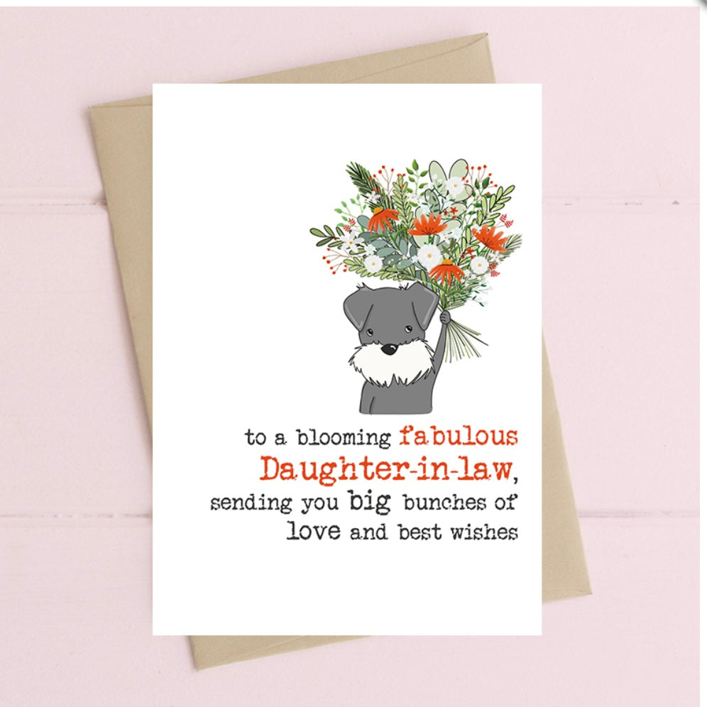 To A Blooming Fabulous Daughter-in-Law