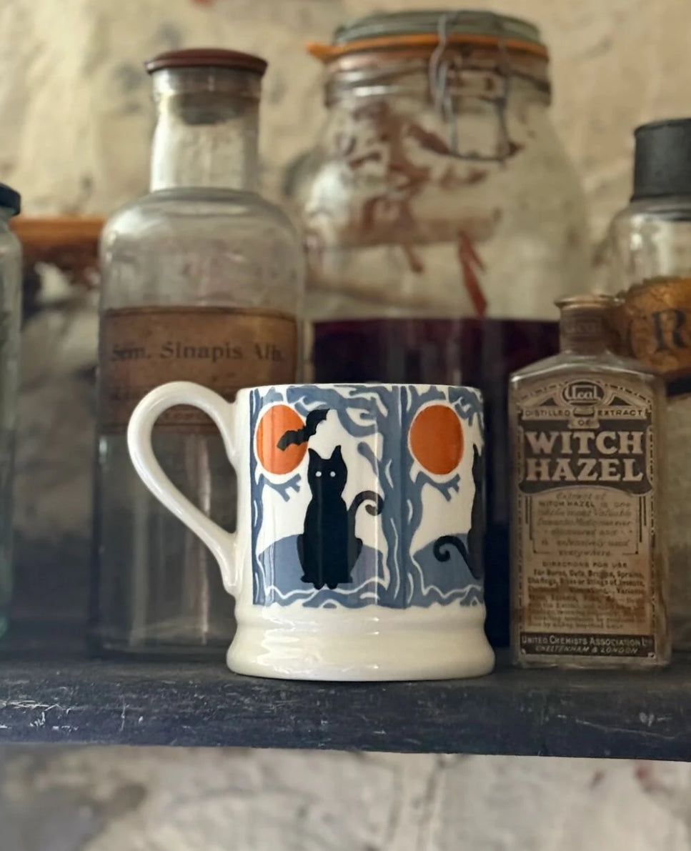 Emma Bridgewater - The Wise Witches Black Cats 1/2 Pint Mug