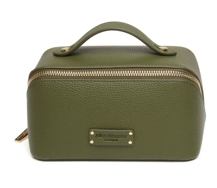 Kensington Mini Train Case - Olive
