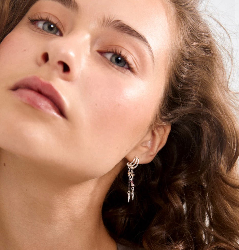 Morin Earrings - Silver Plated