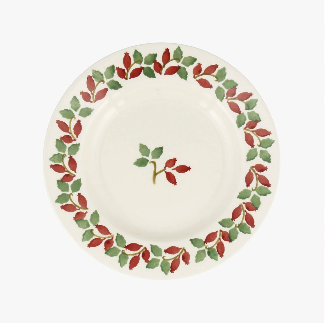 Emma Bridgewater Folk Rosehip 8 1/2" Plate