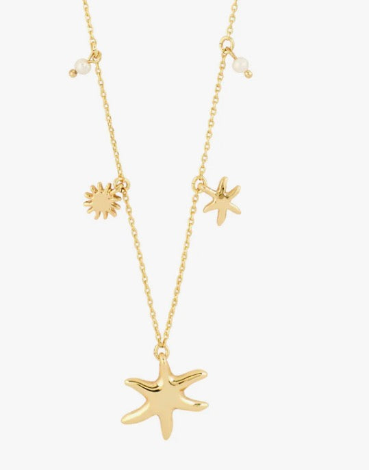 Prism Necklace by Pilgrim - Gold Plated