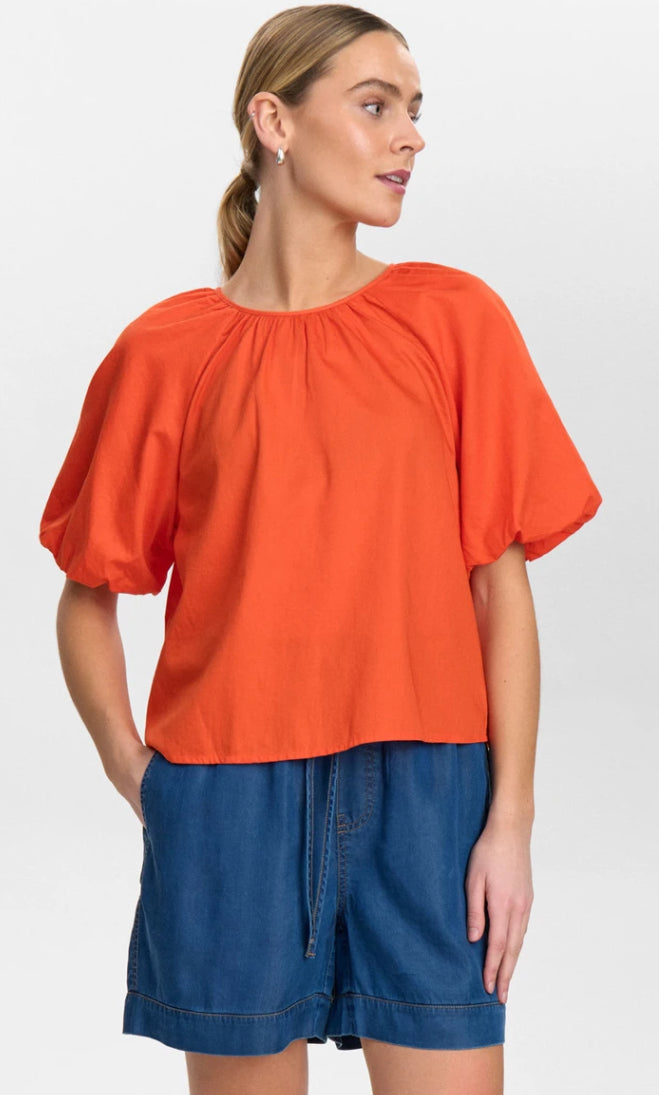 Nutrine Blouse - Cherry Tomato