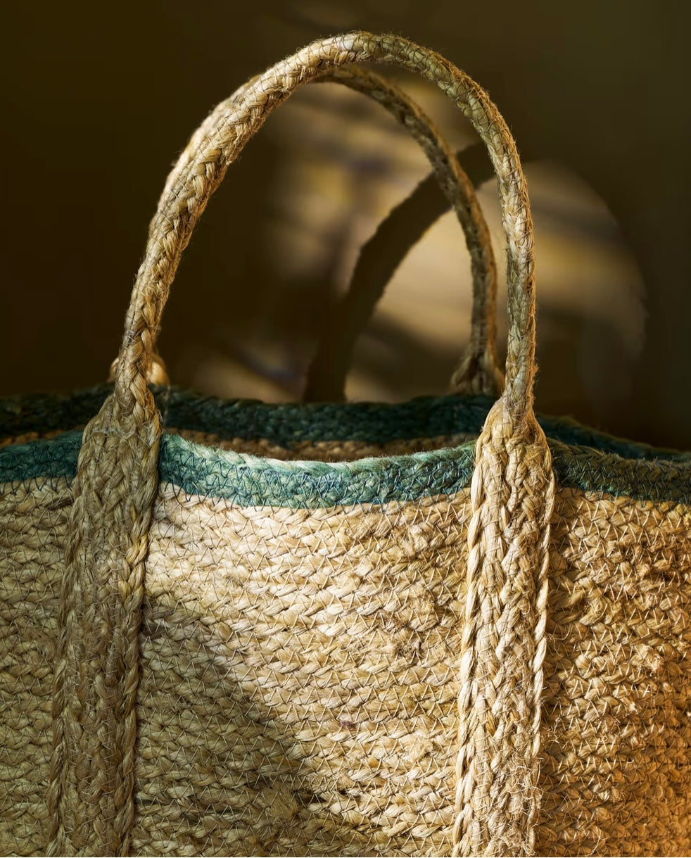Foxcroft Jute Market Bag - Rosemary