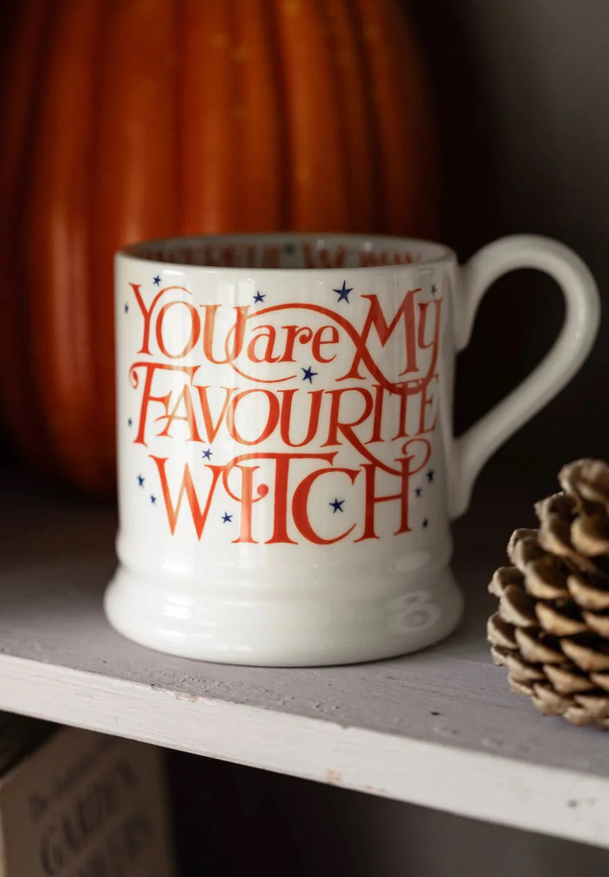 Emma Bridgewater - Halloween Toast Favourite Witch 1/2 Pint Mug