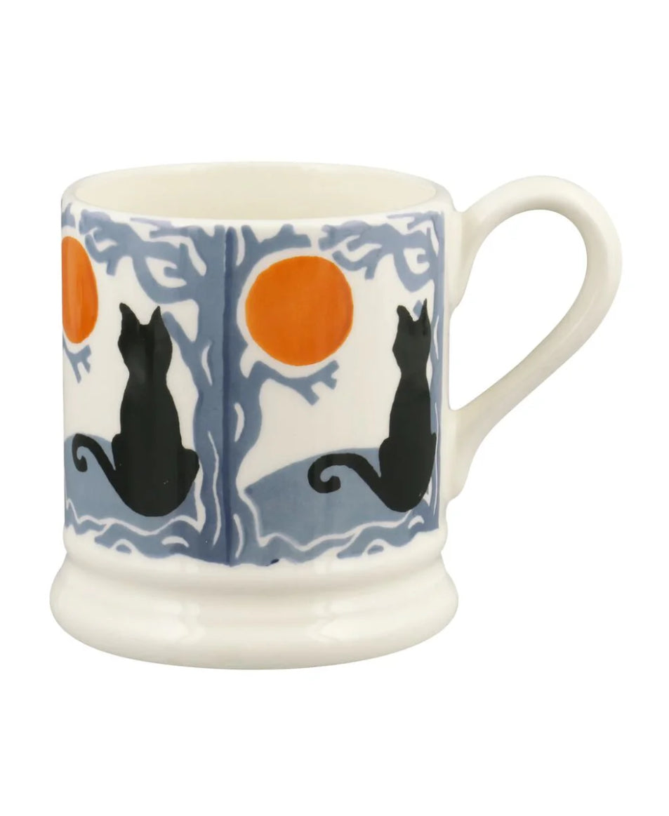 Emma Bridgewater - The Wise Witches Black Cats 1/2 Pint Mug