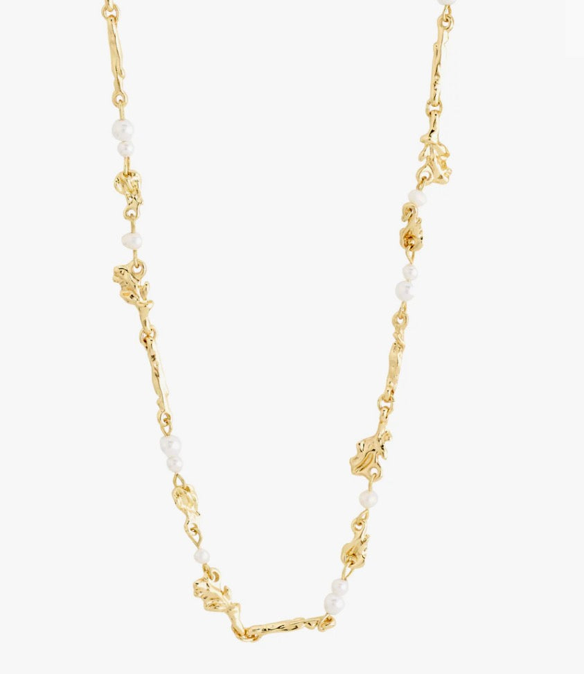Sloan Pearl Necklace by Pilgrim - Gold Plated