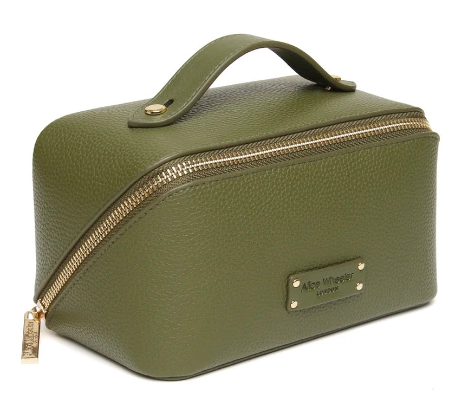 Kensington Mini Train Case - Olive