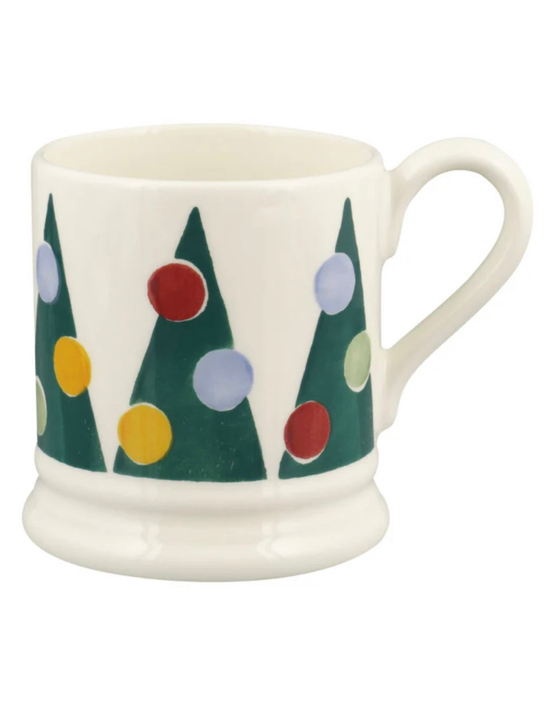 Emma Bridgewater Christmas Polka Trees 1/2 Pint Mug