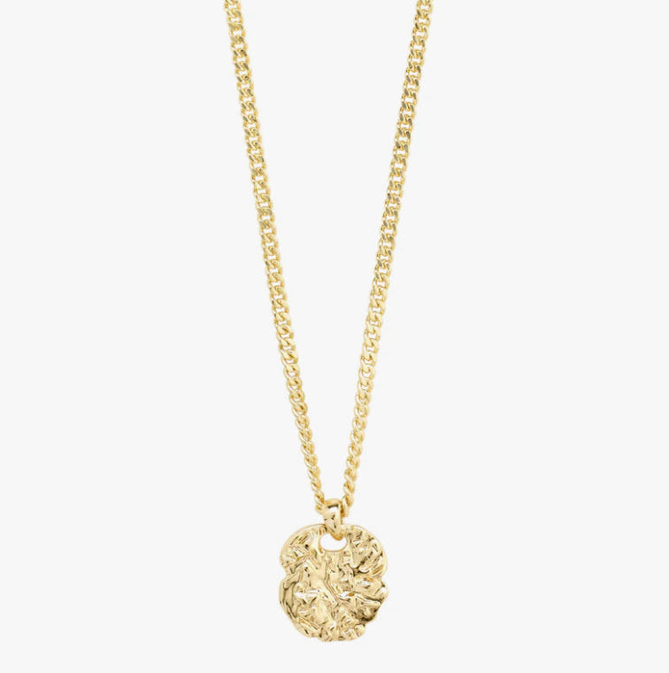 Scottie Coin Necklace by Pilgrim - Gold-Plated