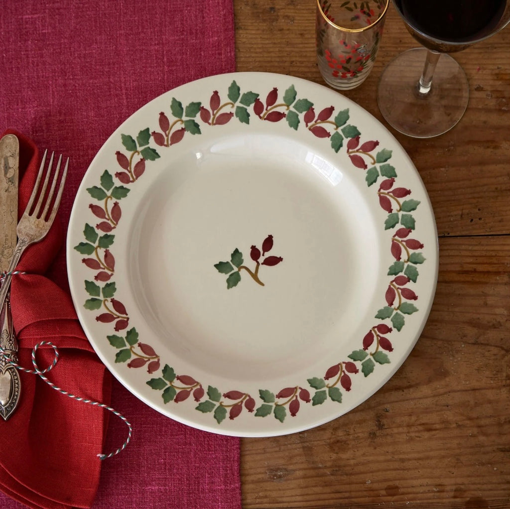 Emma Bridgewater Folk Rosehip 8 1/2" Plate