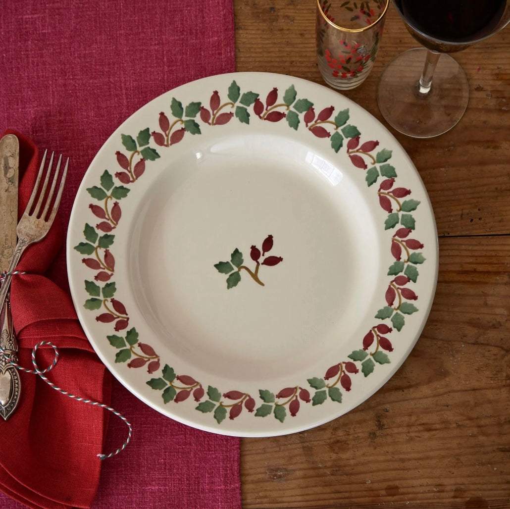 Emma Bridgewater Folk Rosehip 8 1/2" Plate