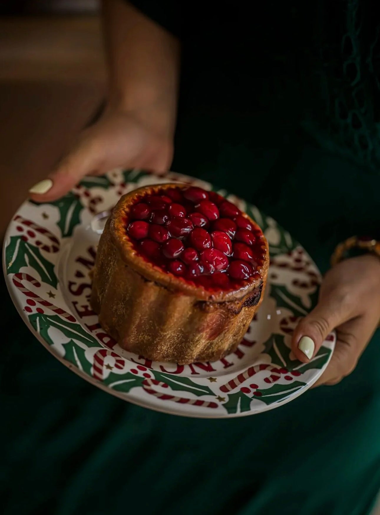 Emma Bridgewater Candy Canes 8 1/2" Plate