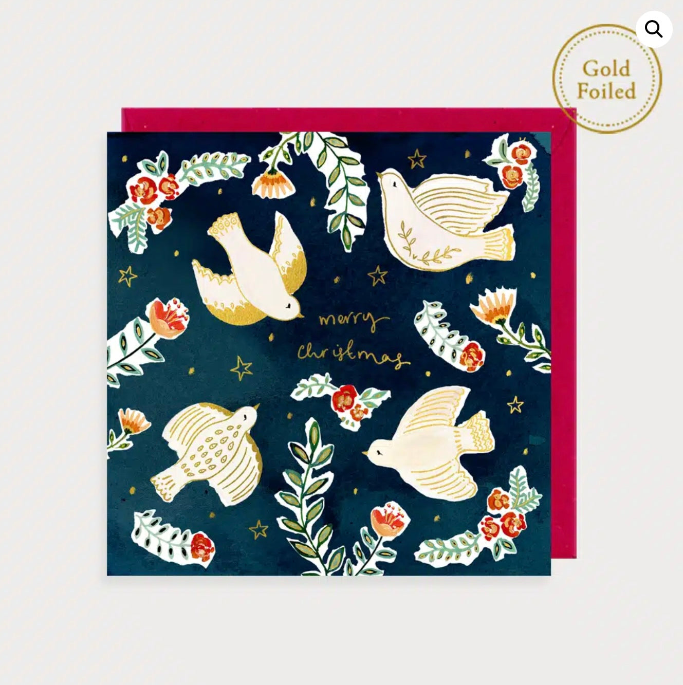 Doves Christmas Card