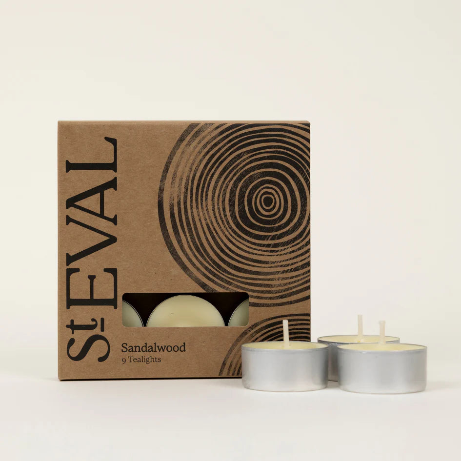 Scented Tealight x 9 - Sandalwood