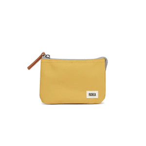 Carnaby Small Sustainable Canvas Purse - Flax