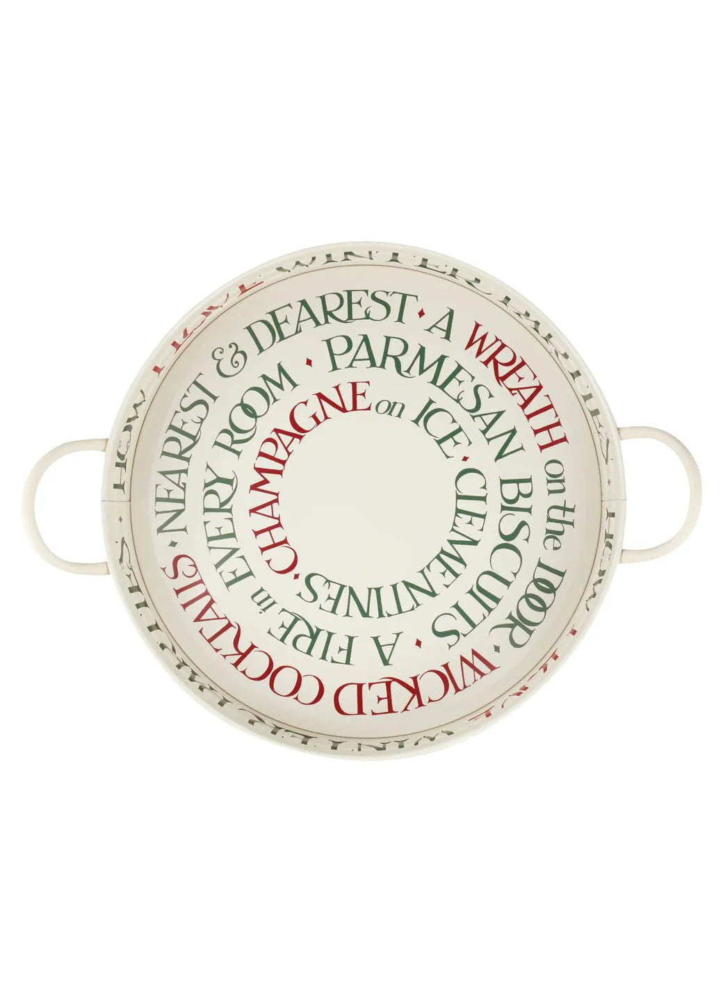 Emma Bridgewater - Christmas Toast Large Handle Tray