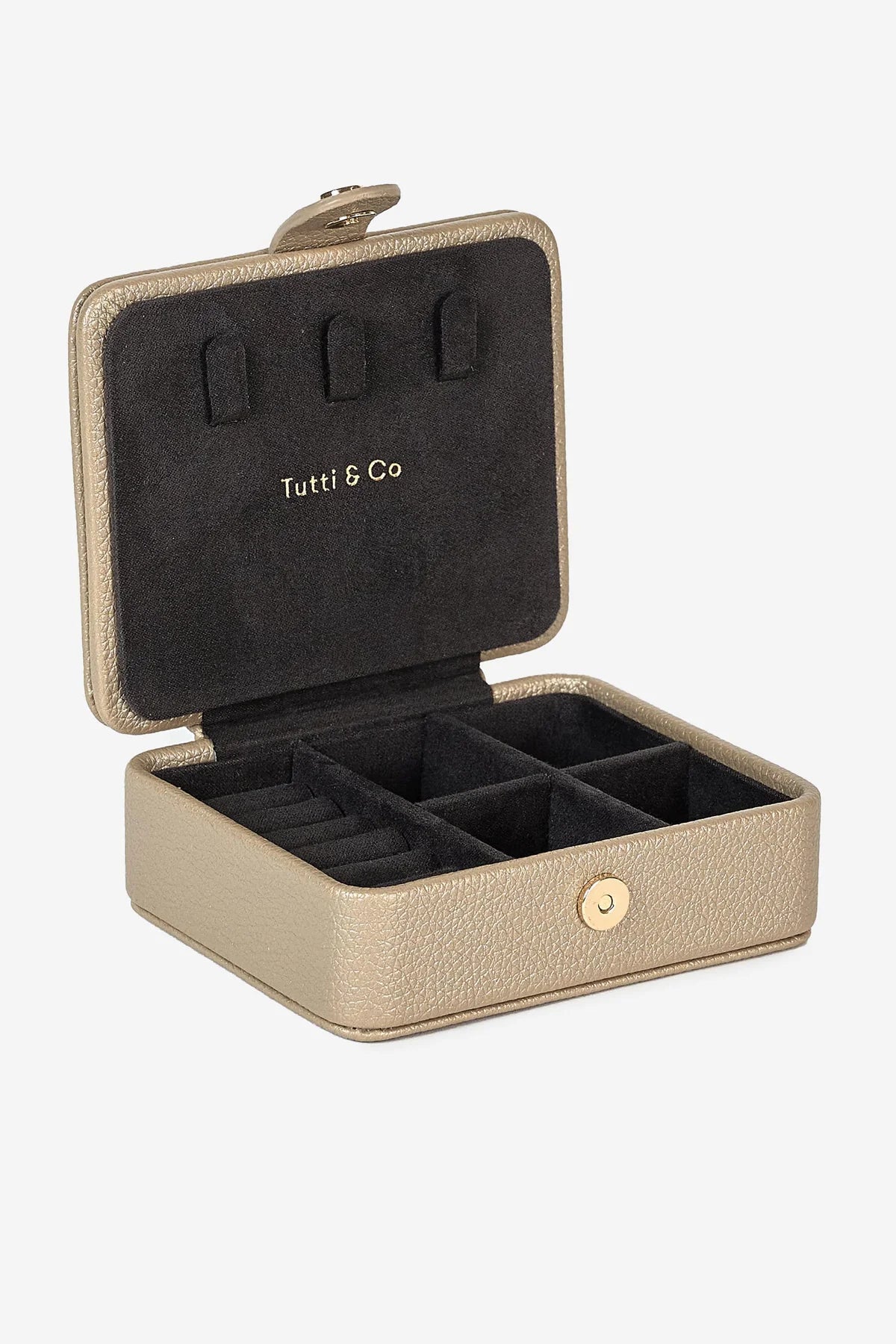 Gold Metallic Jewellery Box - by Tutti