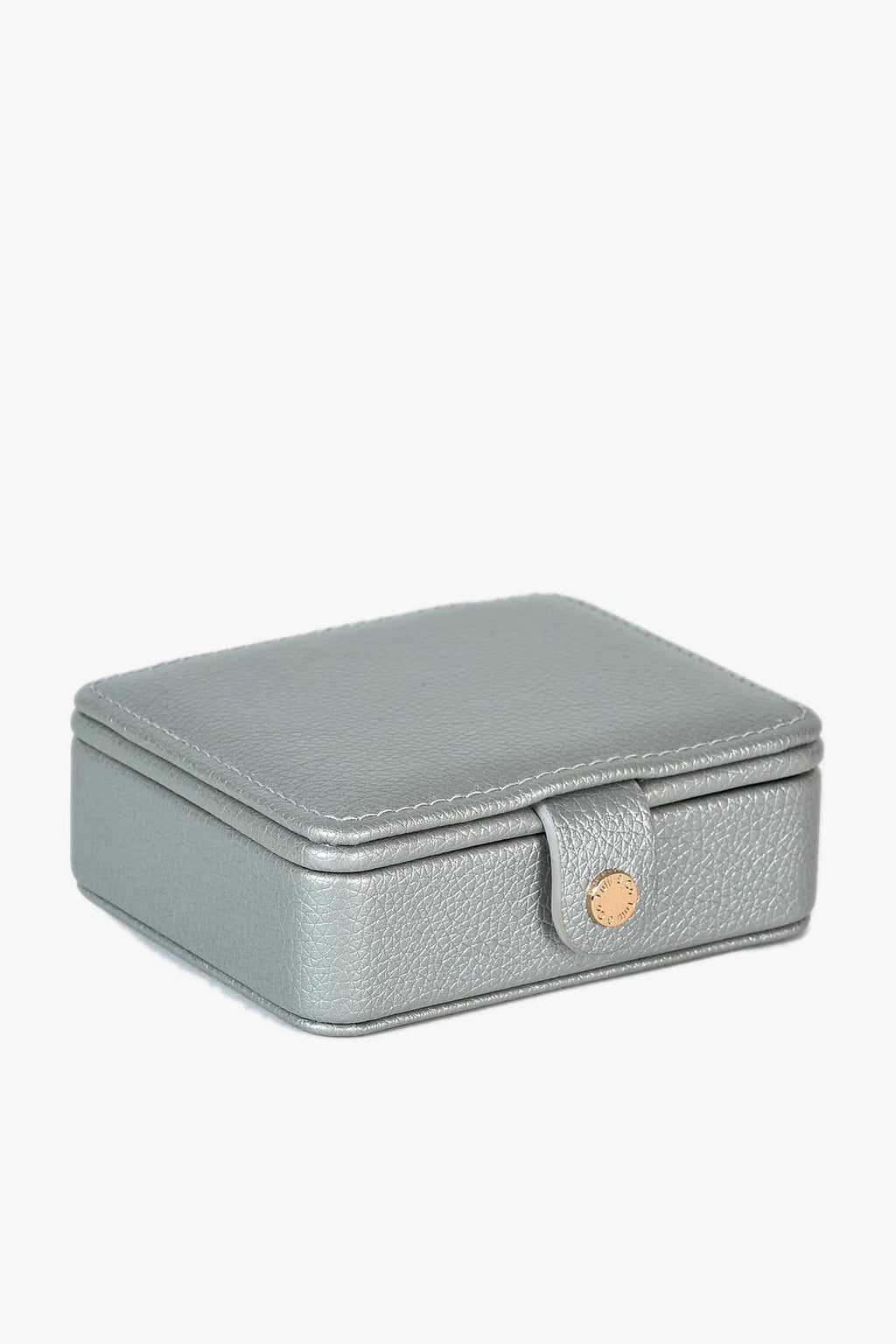 Silver Metallic Jewellery Box - by Tutti