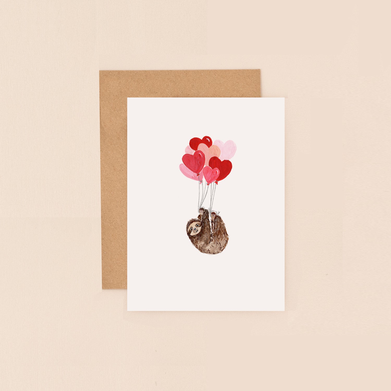 Sloth And Heart Balloon