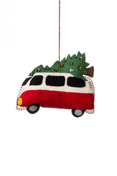 Van with Tree