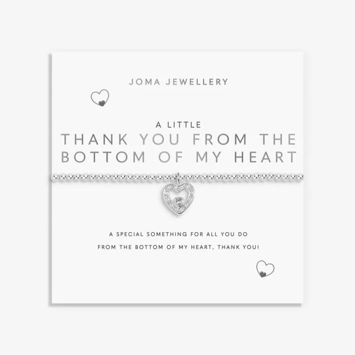 A Little Thank you From The Bottom Of My Heart Bracelet