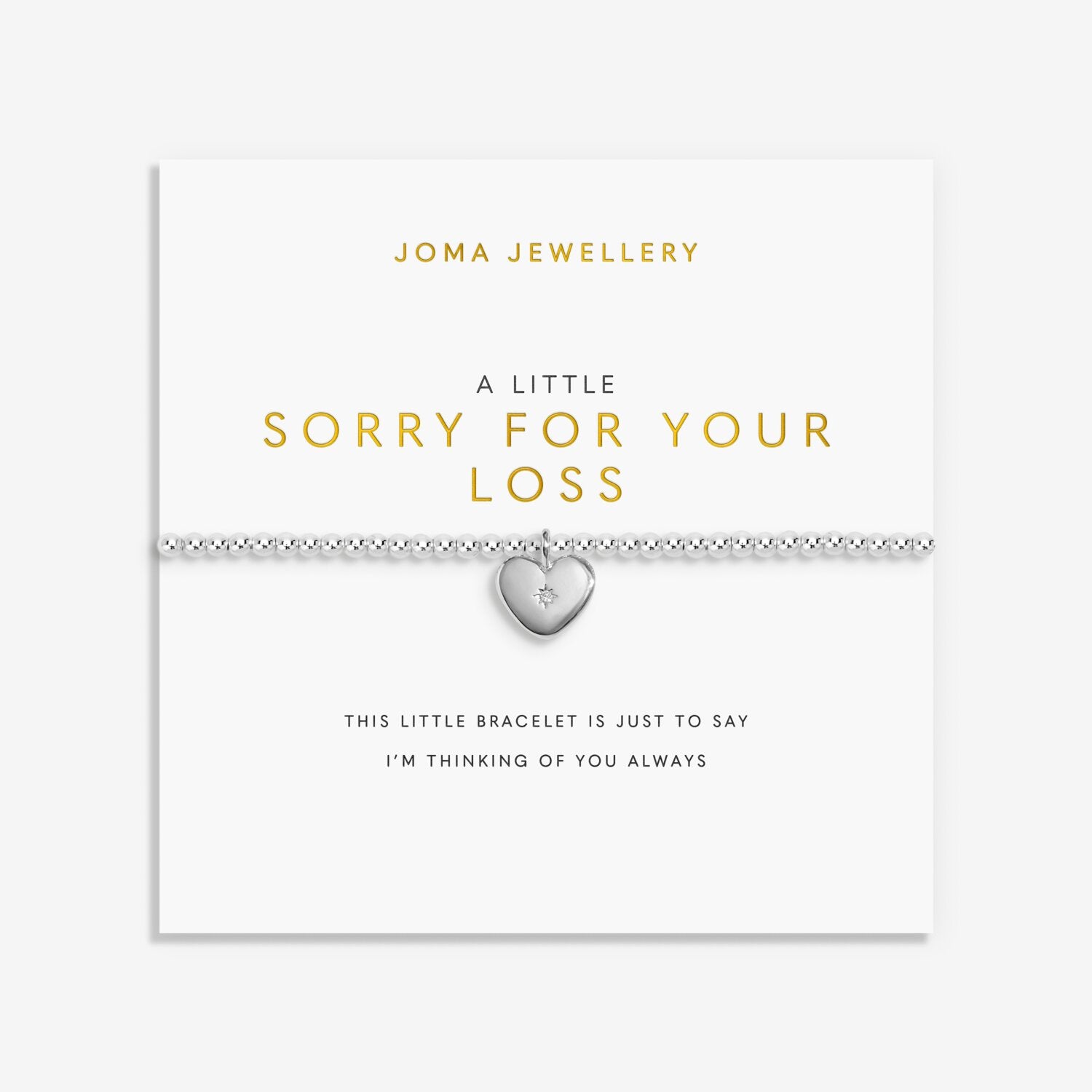Remembrance A Little Sorry For Your Loss Bracelet
