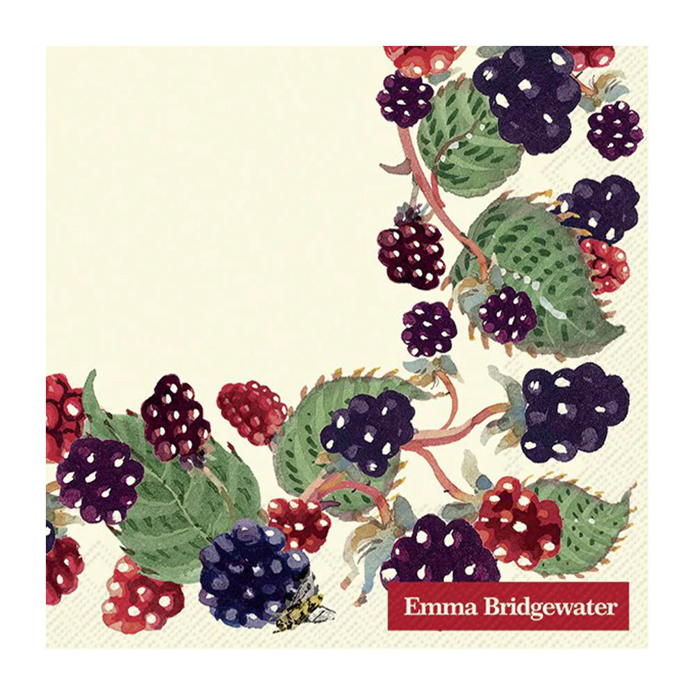 Cocktail Napkins - Emma Bridgewater Blackberries