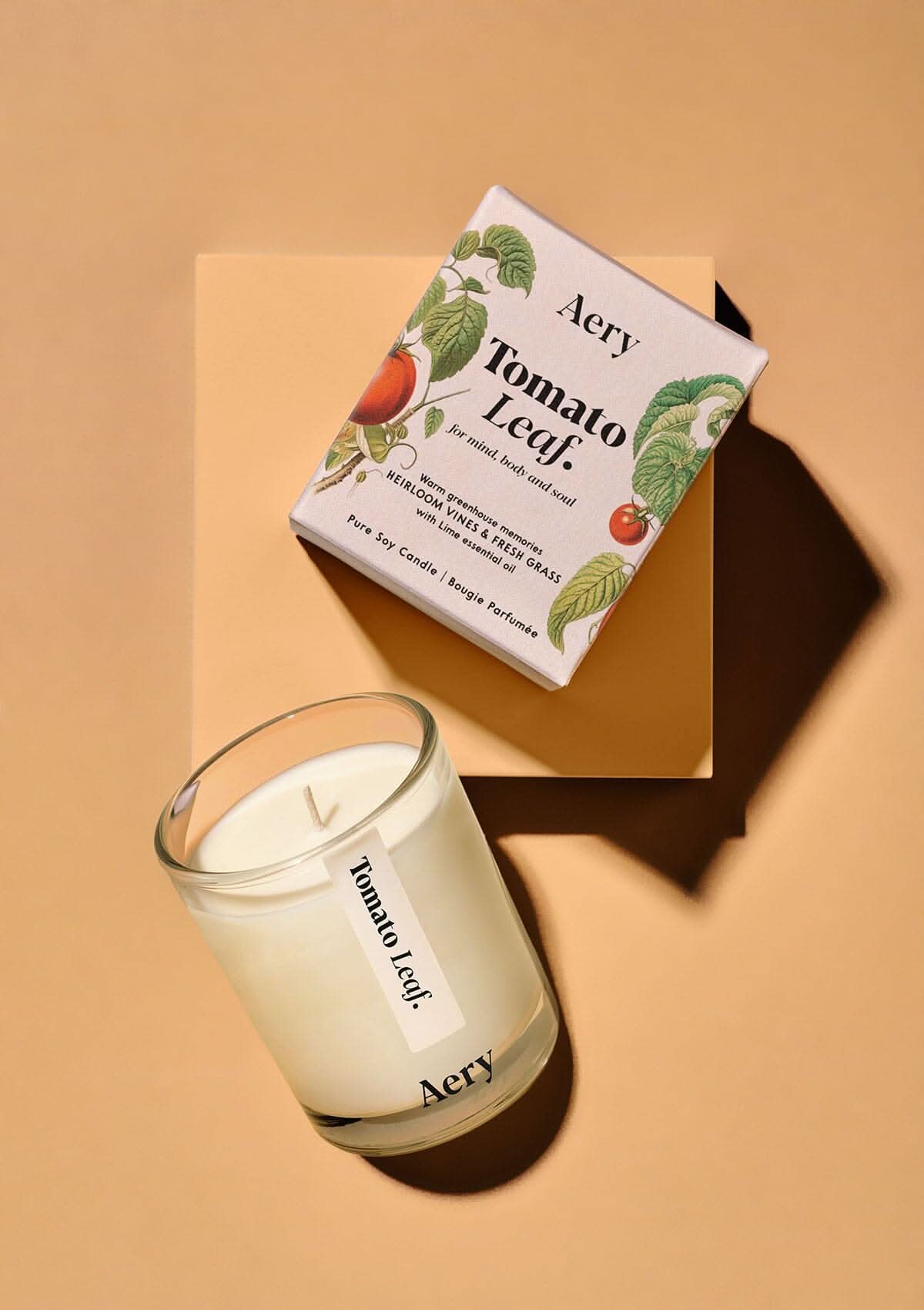 Tomato Leaf Votive Candle 70g