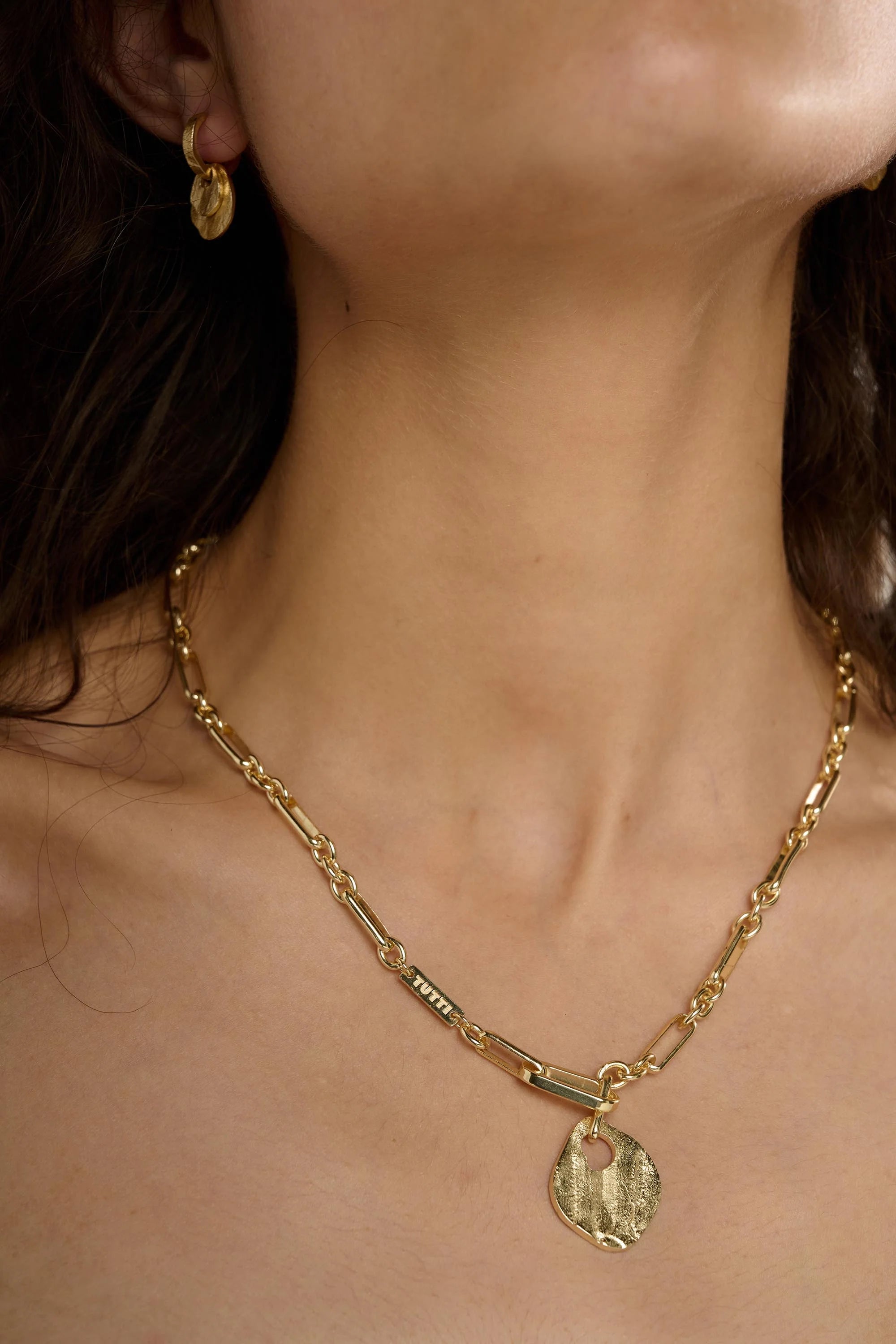 Baia Lariat Necklace- Gold
