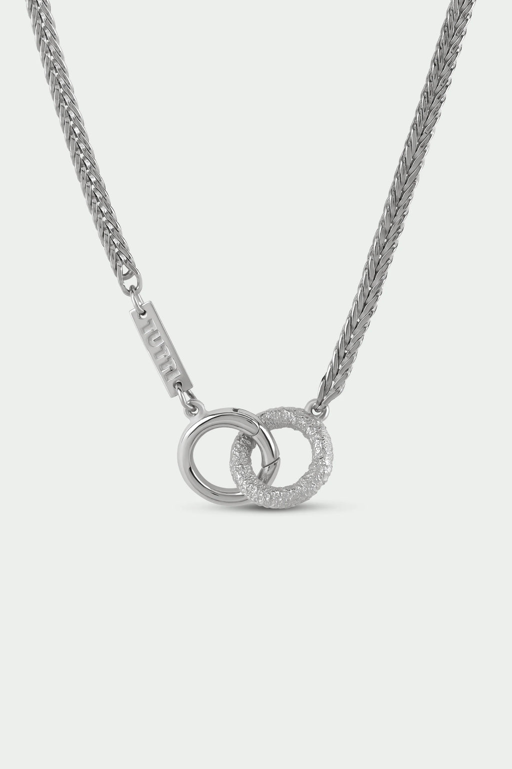Woven Necklace - Silver