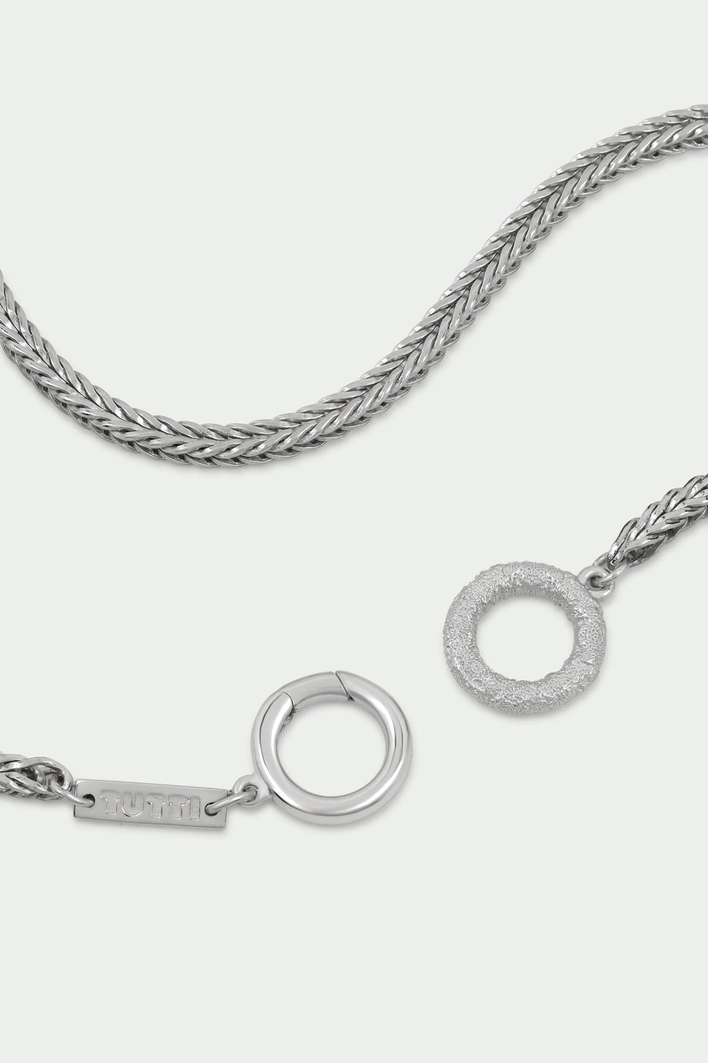 Woven Necklace - Silver