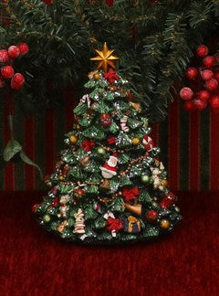 Revolving Resin Christmas Tree Music Box