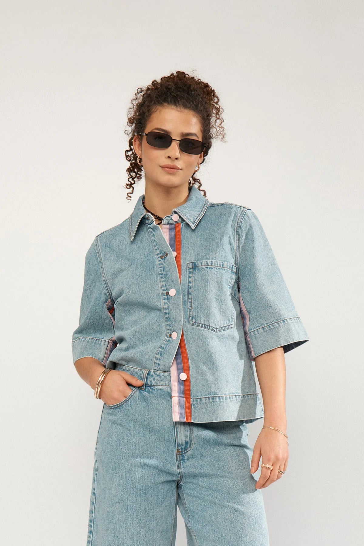 Numalaga Shirt - Light Blue Denim