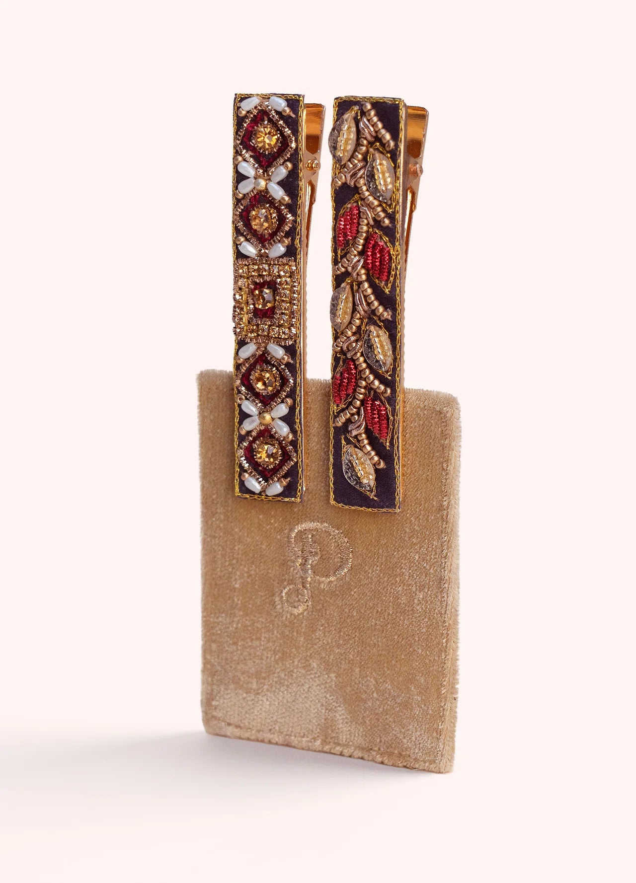 HAIR BAR Diamond Flower & Leaves (Pack of 2)