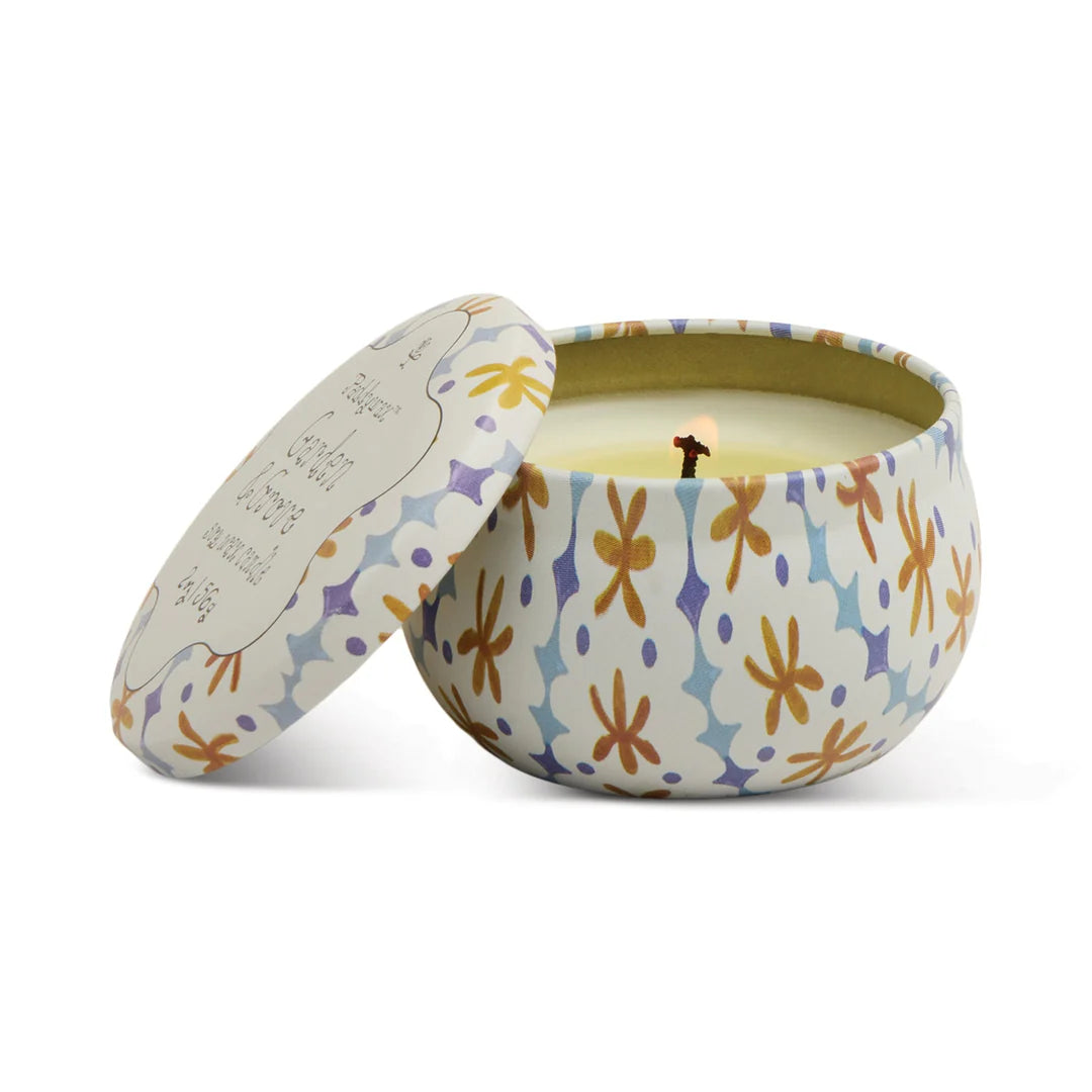 Tulip Printed Tin Candle