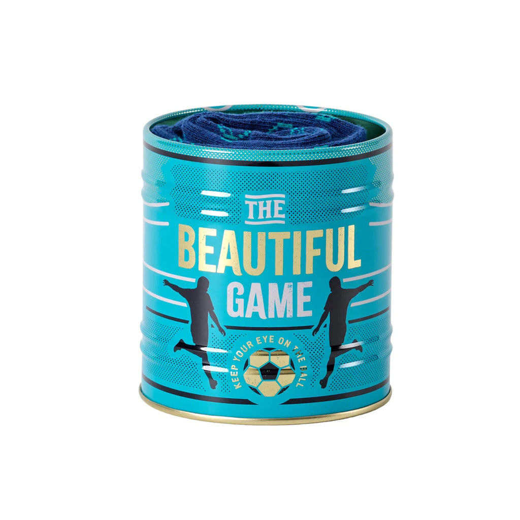 Storage Tin & Sock Set - Football