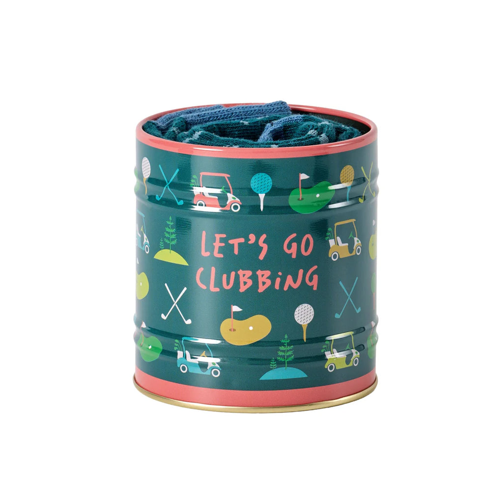 Storage Tin & Sock Set - Golf