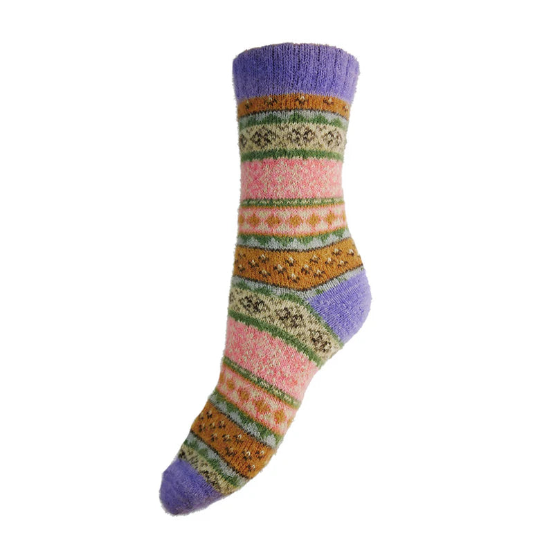Ladies Multi Coloured Socks