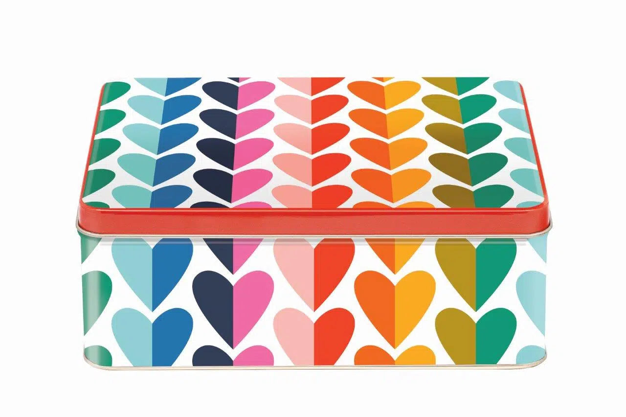 Kate Rhees - Hearts Deep Rectangular Tin