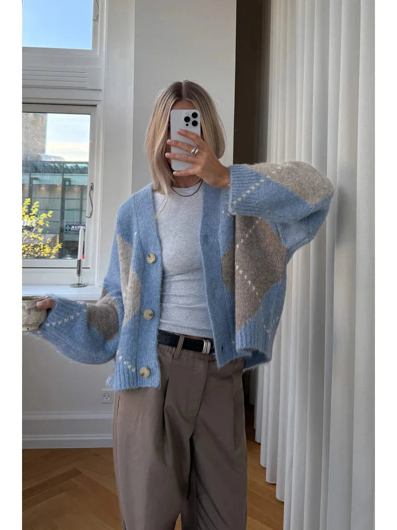 Laiana Knit Cardigan - Sky Blue
