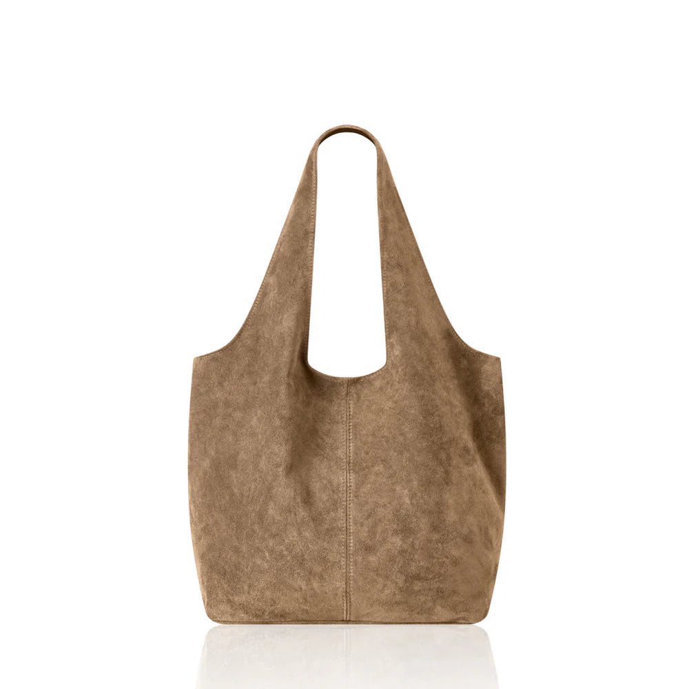 Suede Leather Handbag