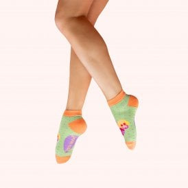 Trainer Socks - Spring Pansy