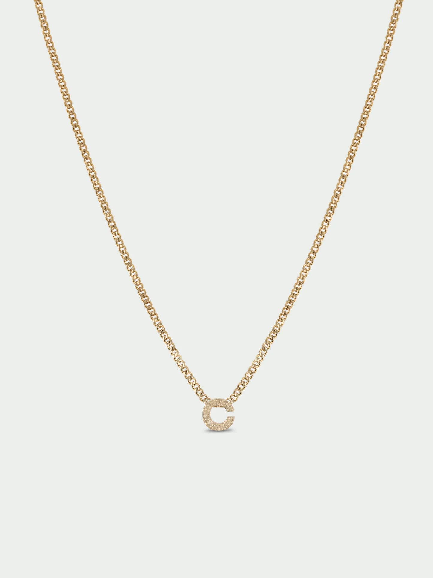 Initial Necklace - Gold Plated